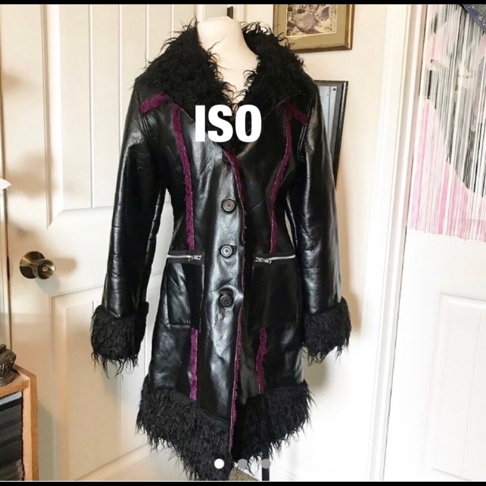 ISO Tripp Nyc fur jacket coat
